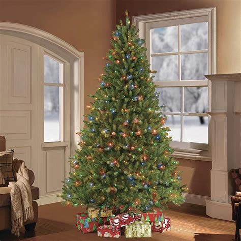 pre lit christmas tree multicolor lights|multi colored lighted christmas trees.